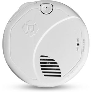 imageFIRST ALERT Hardwired Wireless Smoke Alarm with Photoelectric Sensor and Battery Backup SA521CN3ST  White1Pack