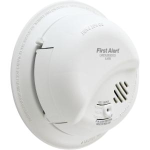 imageFirst Alert BRK Carbon Monoxide Detector Hardwired Alarm with Battery Backup CO5120BN WhiteWhite