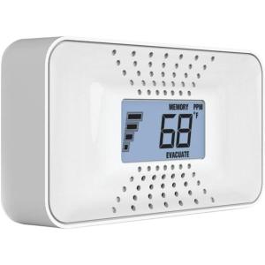 imageFirst Alert CO710 Carbon Monoxide Detector with 10Year Battery and Digital Temperature Display  WhiteDetector
