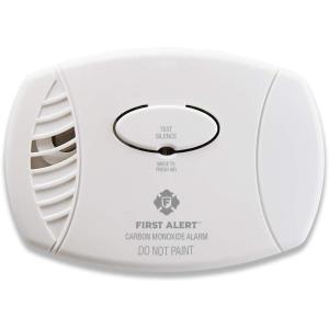 imageFirst Alert Carbon Monoxide Detector PlugIn Alarm with Battery Backup CO605 White 1Pack1Pack