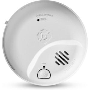 imageFirst Alert Combination Smoke ampamp Carbon Monoxide Alarm Interconnect Hardwire Detector with Battery Backup SMICO100AC 1Pack1Pack