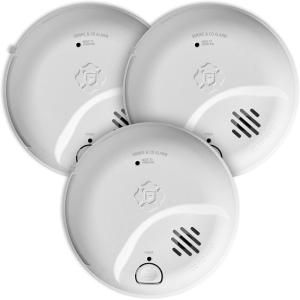 imageFirst Alert Combination Smoke ampamp Carbon Monoxide Alarm Interconnect Hardwire Detector with Battery Backup SMICO100AC 1Pack3Pack
