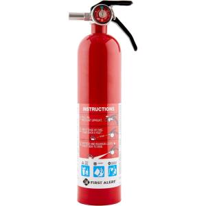 imageFirst Alert Fire Extinguisher  Marine Fire Extinguisher White FE1A10GR 1Pack 14quotGARAGE10