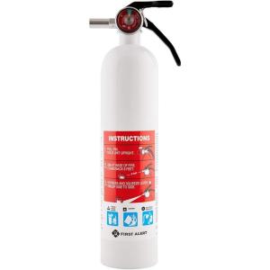 imageFirst Alert Fire Extinguisher  Marine Fire Extinguisher White FE1A10GR 1Pack 14quotMARINE1