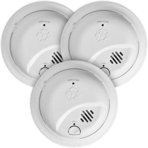 imageFirst Alert SMI100AC Hardwire Interconnect Smoke Alarm with Battery Backup 1Pack3Pack