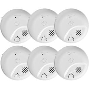 imageFirst Alert SMICO105AC Interconnect Hardwire Combination Smoke ampamp Carbon Monoxide Alarm with 10Year Battery Backup 3Pack6Pack