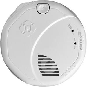 imageNew 2025 First Alert SMCO410 ZWave BatteryPowered Smoke Detector ampamp Carbon Monoxide Alarm Works with Ring Alarm Base Station Single Pack WhiteStandard Detection