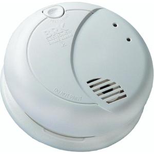 imageFirst Alert BRK 7010B Hardwired Smoke Detector with Photoelectric Sensor and Battery Backup  WhiteHardwired