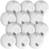 imageFirst Alert SM100VAC Interconnect Hardwire Smoke Alarm with Battery Backup ampamp Voice Alerts 1Pack12Pack